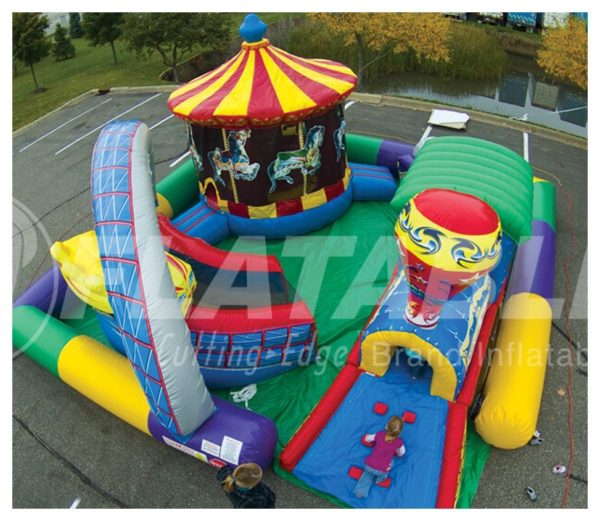 Amusement Park Kiddie City Inflatable