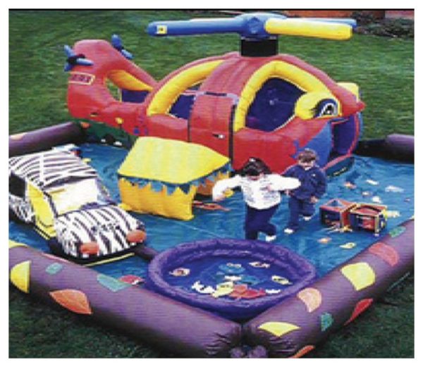 Chopperville Kiddie City Inflatable